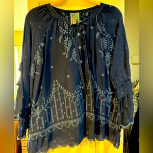 Blue small Johnny was top boho hippie